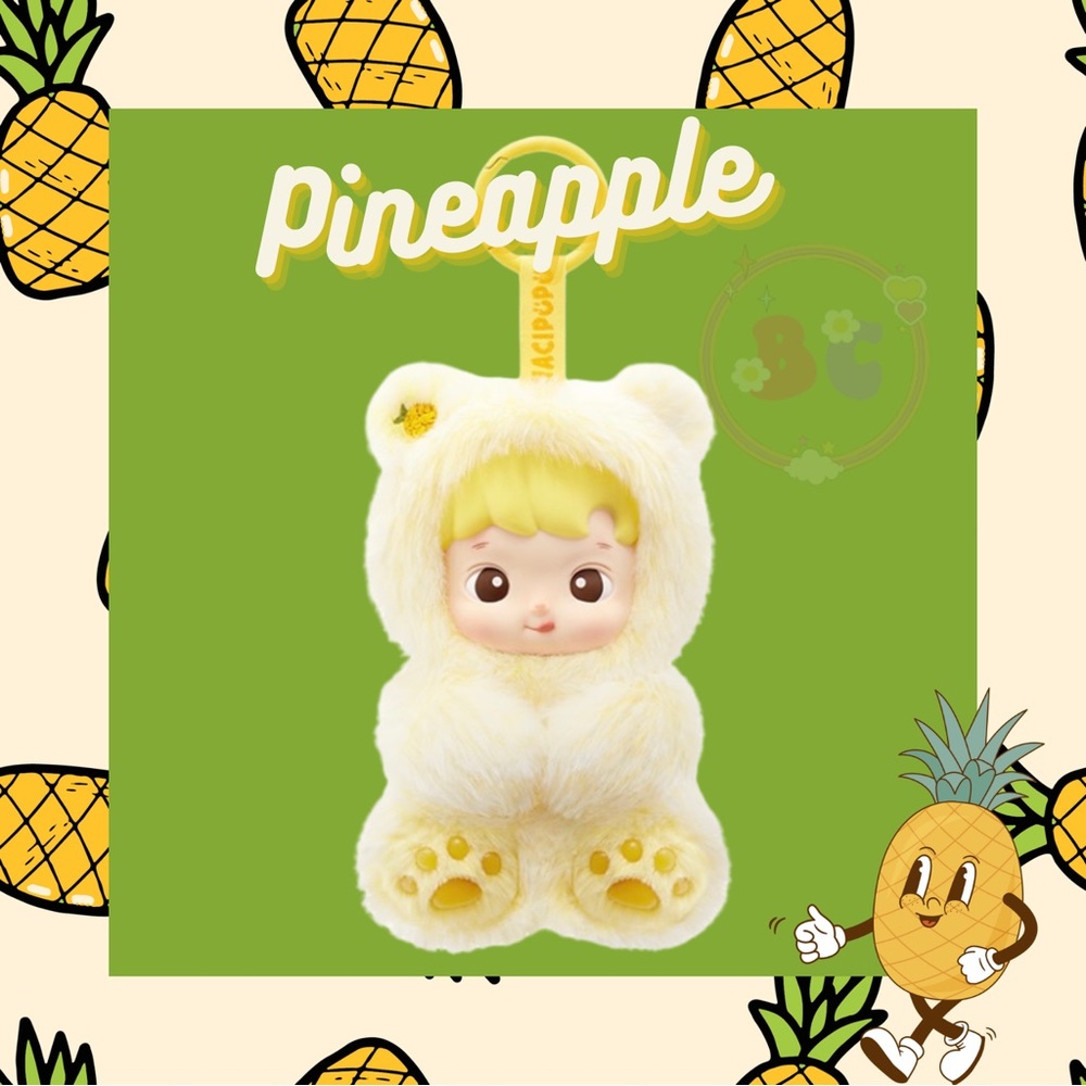 POP MART- HACIPUPU GUMMY BEAR-PINEAPPLE